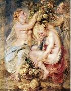 Peter Paul Rubens Ceres and Two Nymphs with a Cornucopia Germany oil painting artist
